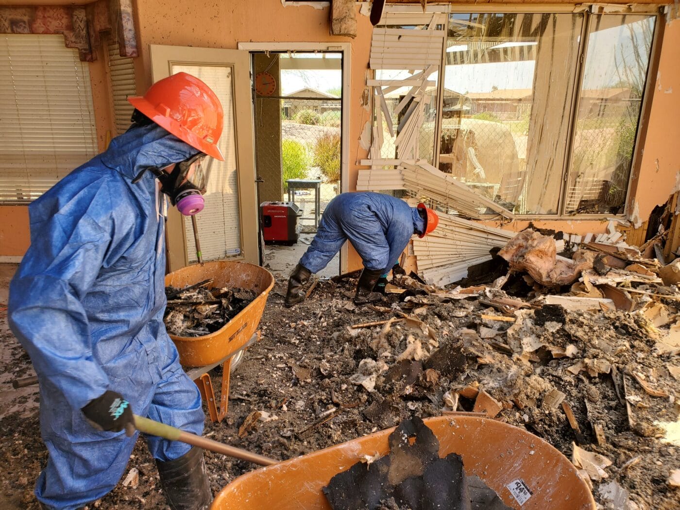 restoration of a home after fire